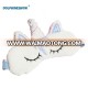 Cheap Comfortable Plush Unicorn Silk Eyemask Girls Kids Sleep Eye Mask For Promotion